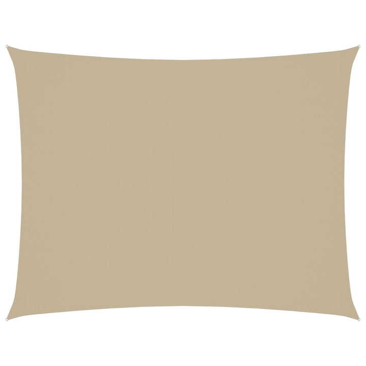 Zonnescherm rechthoekig 2x3,5 m oxford stof beige