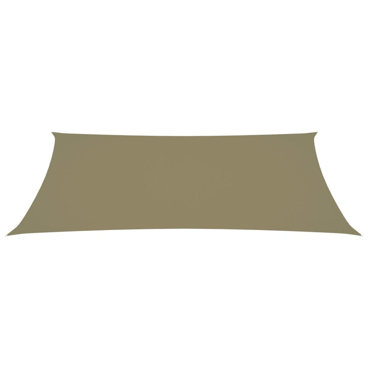 Zonnescherm rechthoekig 2x5 m oxford stof beige