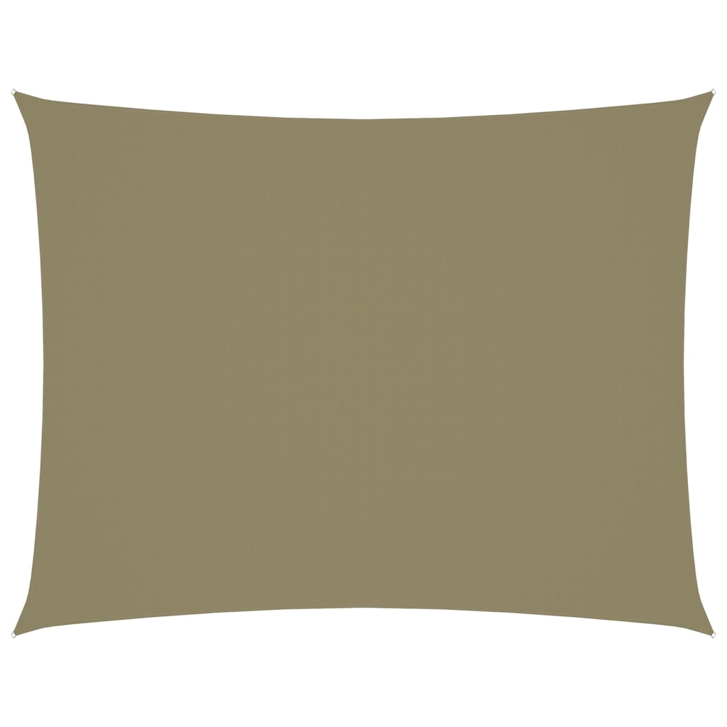 Zonnescherm rechthoekig 2,5x4 m oxford stof beige