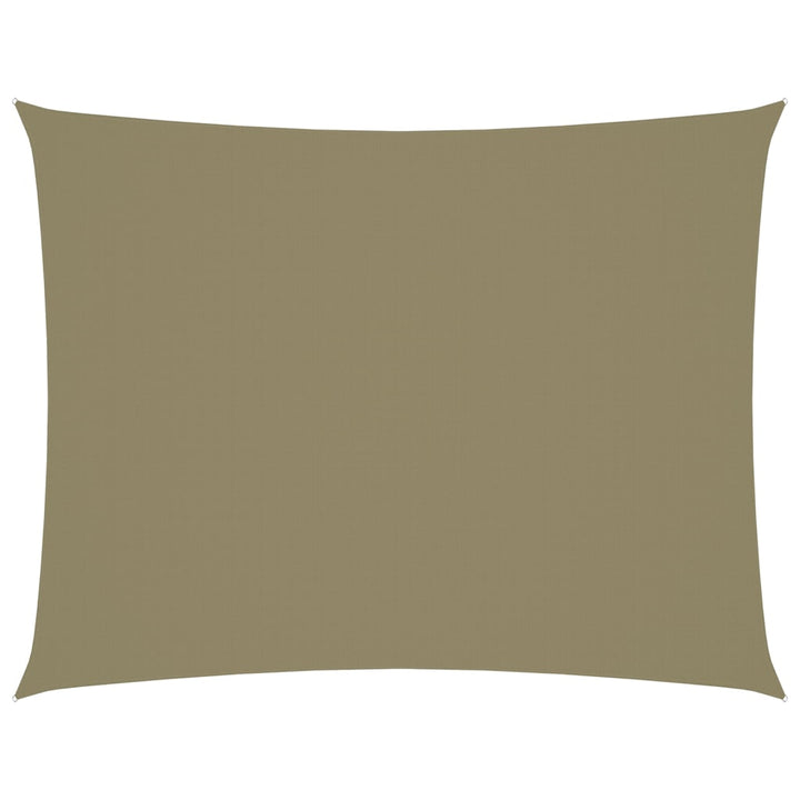 Zonnescherm rechthoekig 2,5x4 m oxford stof beige