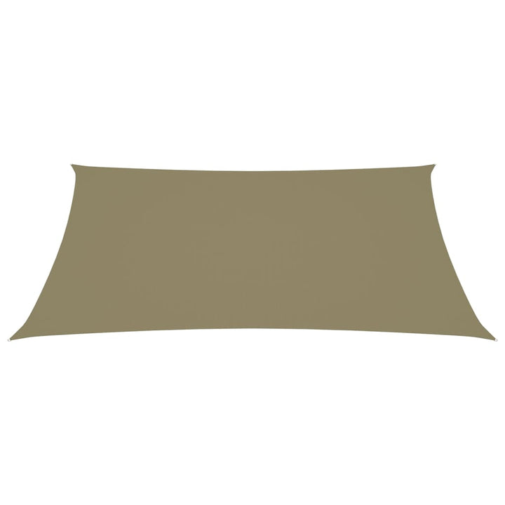 Zonnescherm rechthoekig 2,5x4 m oxford stof beige