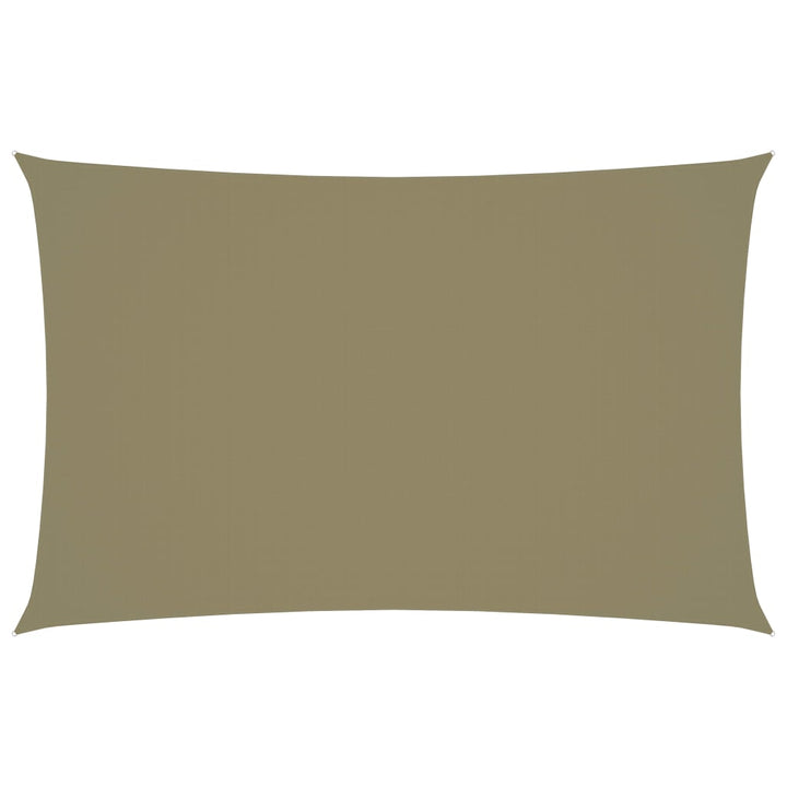 Zonnescherm rechthoekig 2,5x5 m oxford stof beige