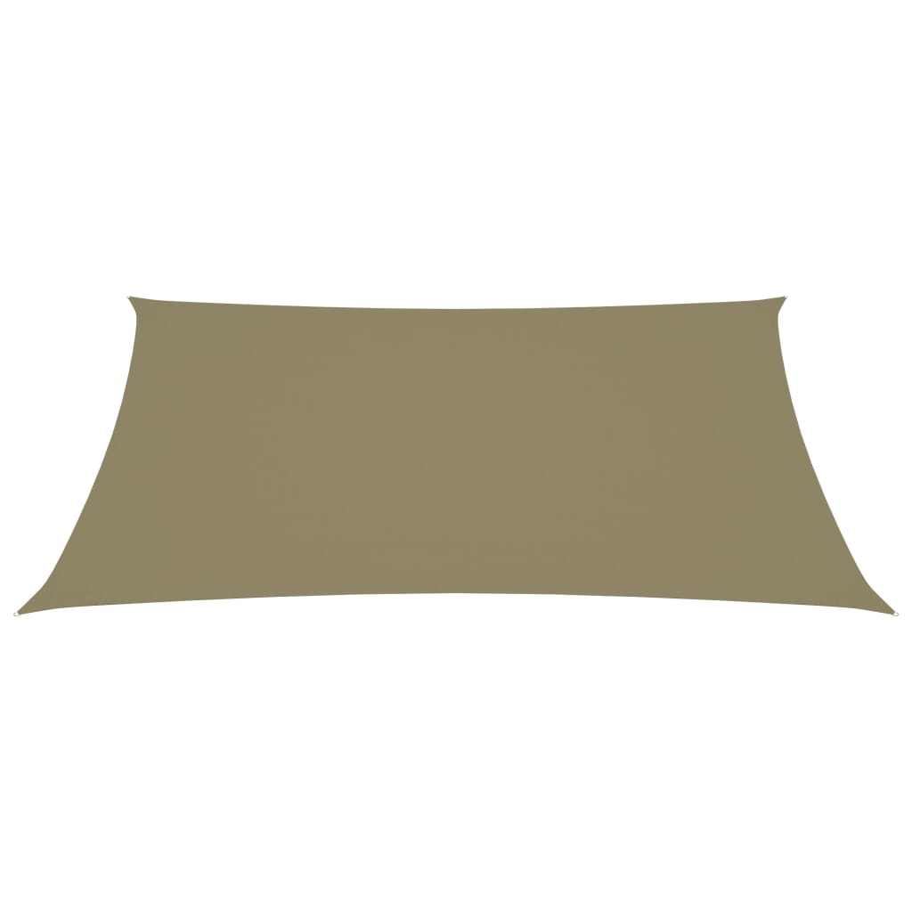 Zonnescherm rechthoekig 3x4,5 m oxford stof beige