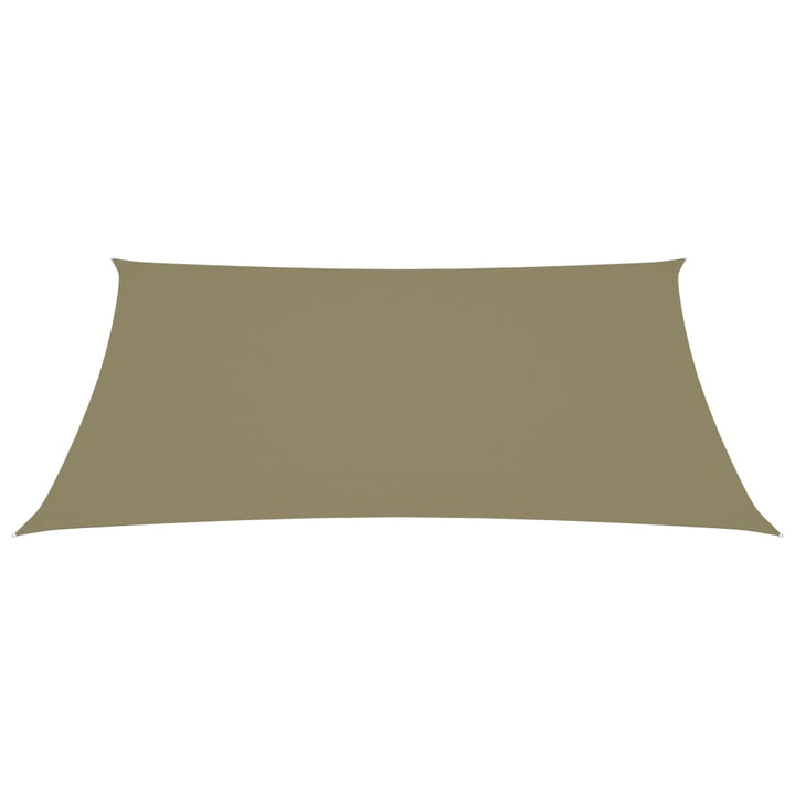 Zonnescherm rechthoekig 3x4,5 m oxford stof beige