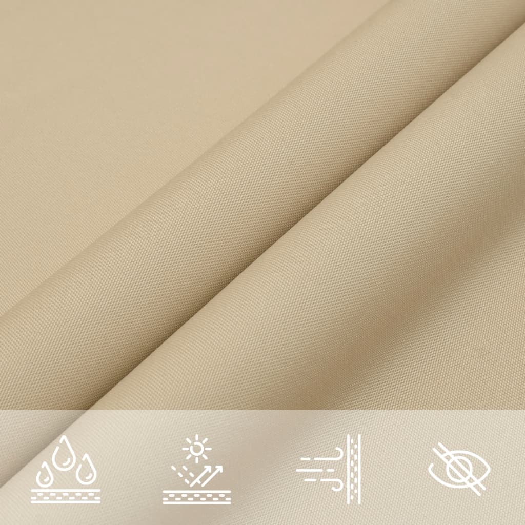 Zonnescherm rechthoekig 3x5 m oxford stof beige