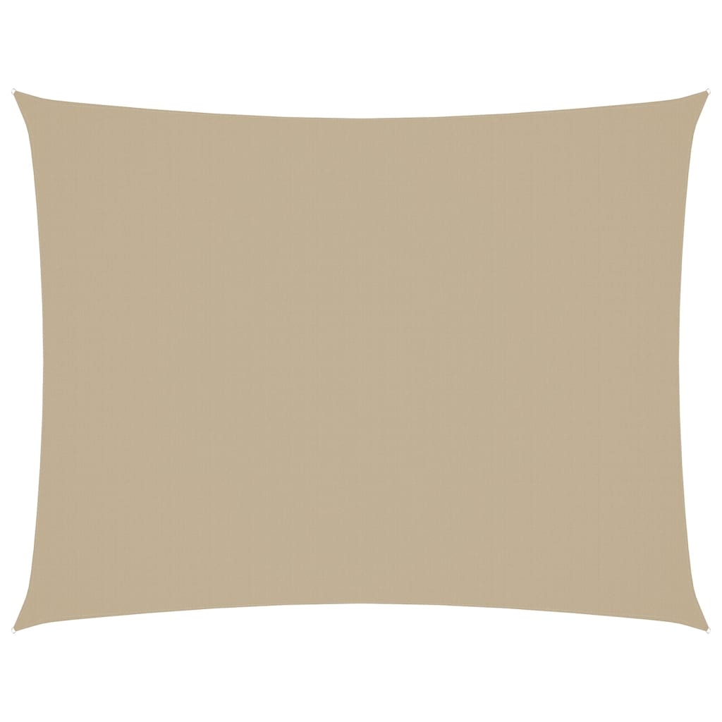 Zonnescherm rechthoekig 3x6 m oxford stof beige