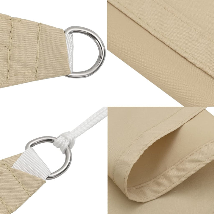 Zonnescherm rechthoekig 3x6 m oxford stof beige