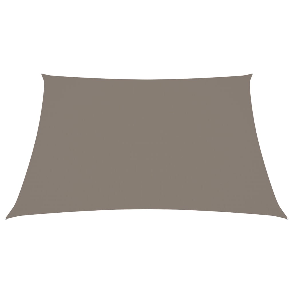 Zonnescherm vierkant 2x2 m oxford stof taupe