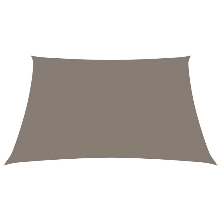 Zonnescherm vierkant 2x2 m oxford stof taupe