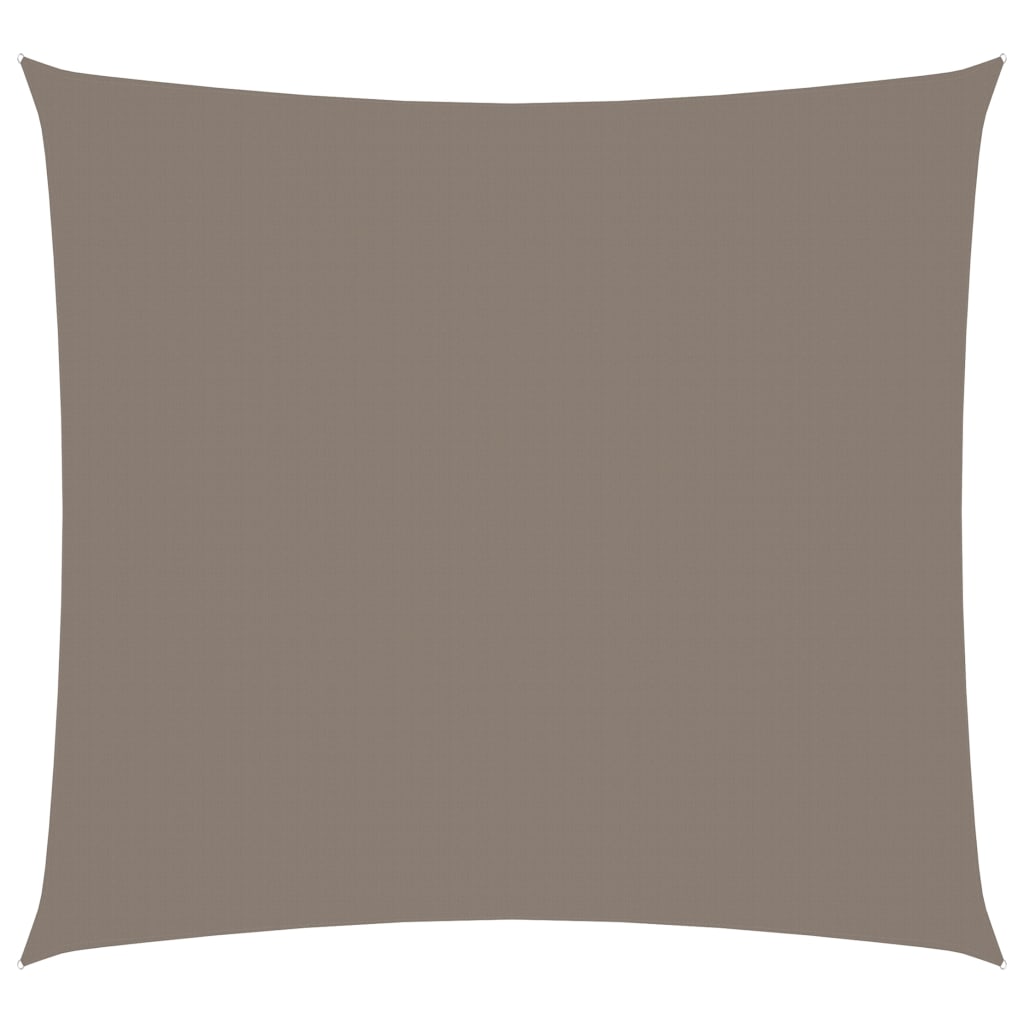 Zonnescherm vierkant 2,5x2,5 m oxford stof taupe