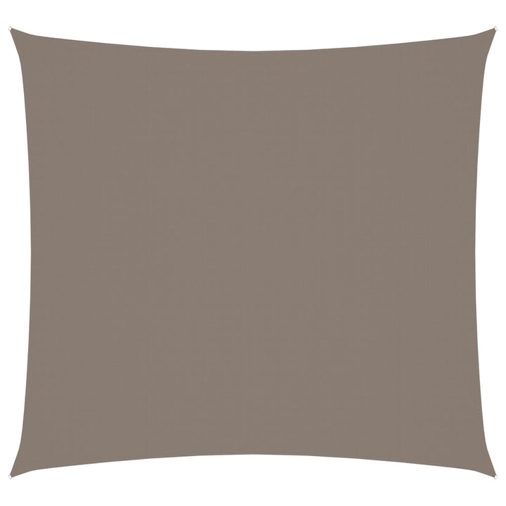 Zonnescherm vierkant 2,5x2,5 m oxford stof taupe