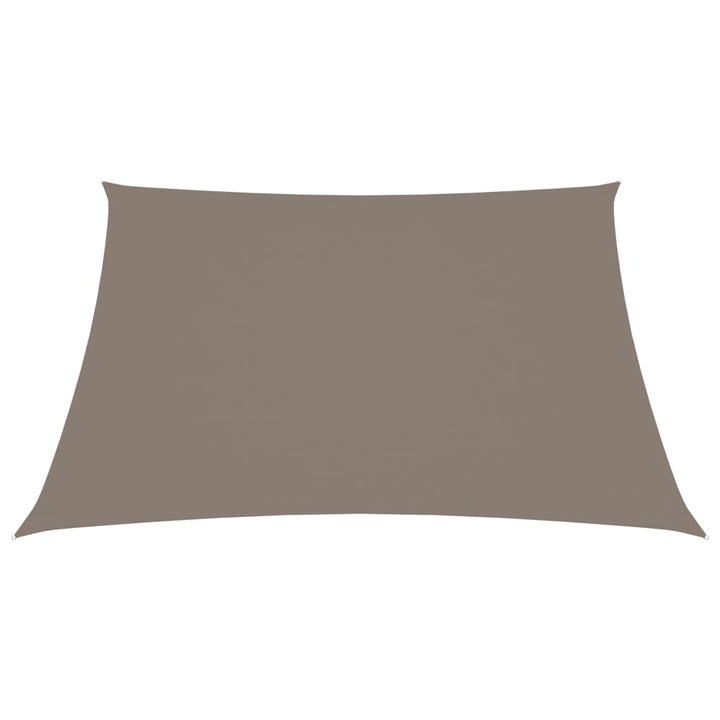 Zonnescherm vierkant 2,5x2,5 m oxford stof taupe