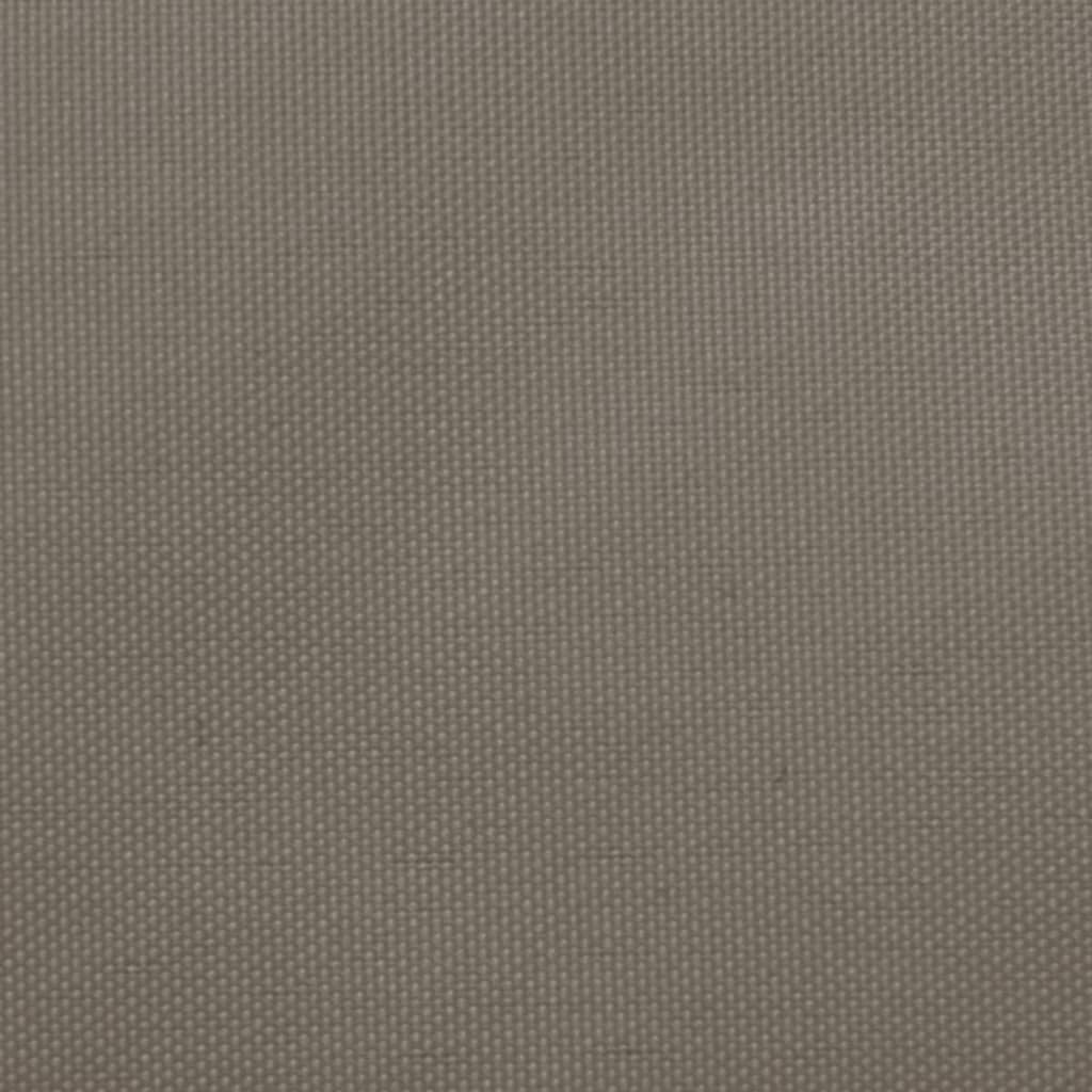 Zonnescherm vierkant 2,5x2,5 m oxford stof taupe