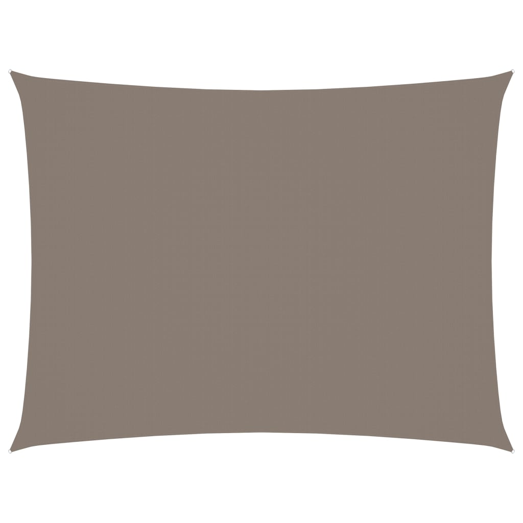 Zonnescherm rechthoekig 2,5x3,5 m oxford stof taupe