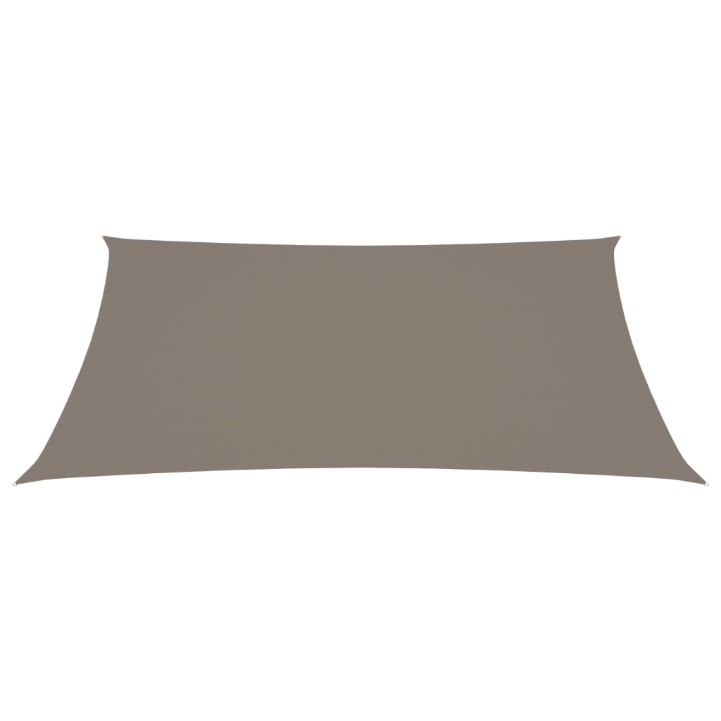 Zonnescherm rechthoekig 2,5x3,5 m oxford stof taupe