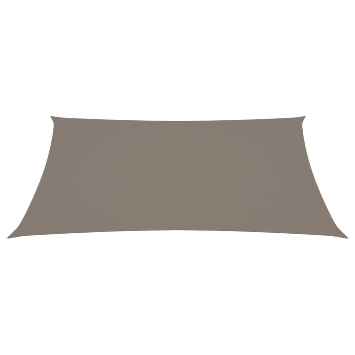 Zonnescherm rechthoekig 2,5x3,5 m oxford stof taupe