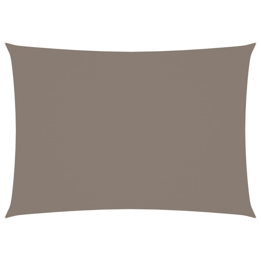 Zonnescherm rechthoekig 2,5x4 m oxford stof taupe