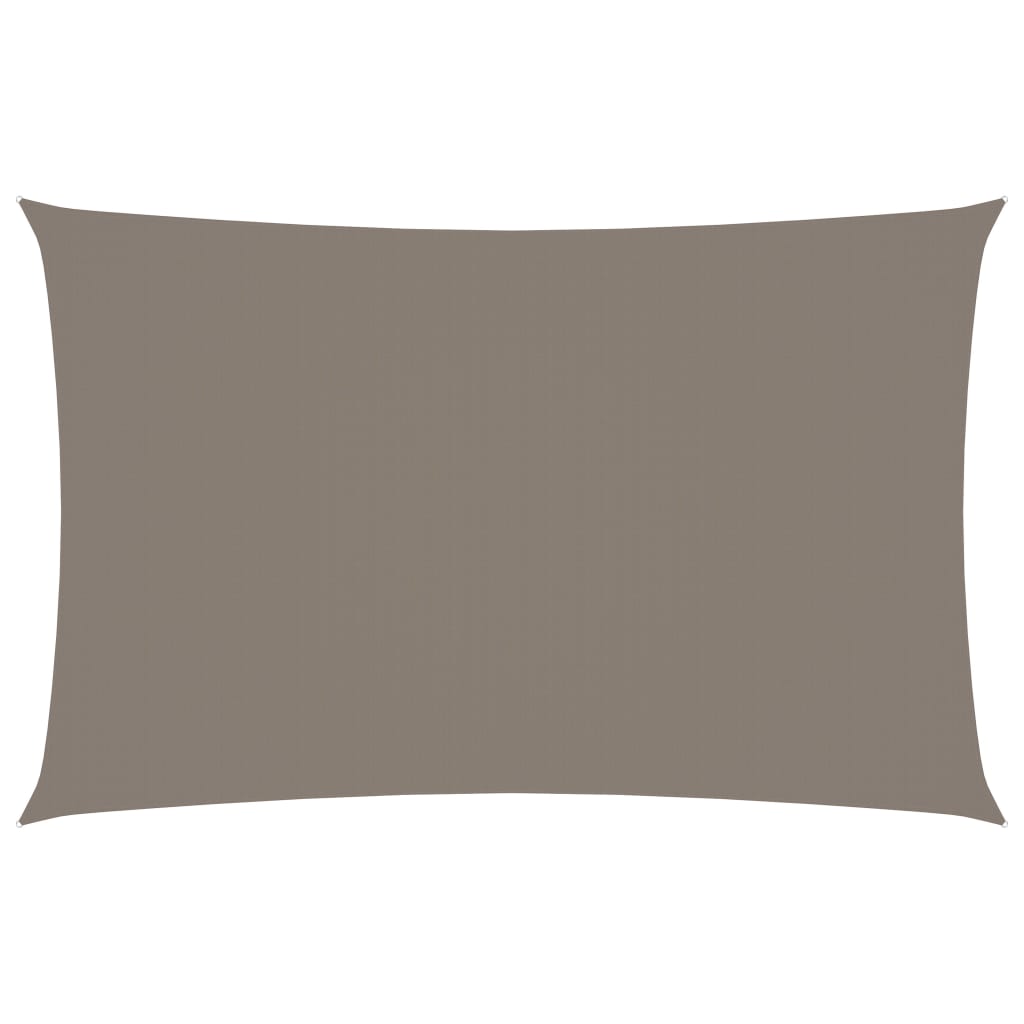 Zonnescherm rechthoekig 2,5x5 m oxford stof taupe