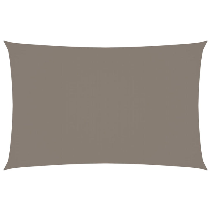 Zonnescherm rechthoekig 2,5x5 m oxford stof taupe