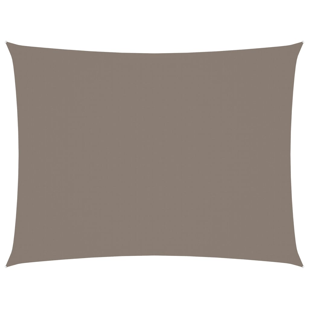 Zonnescherm rechthoekig 3x4,5 m oxford stof taupe