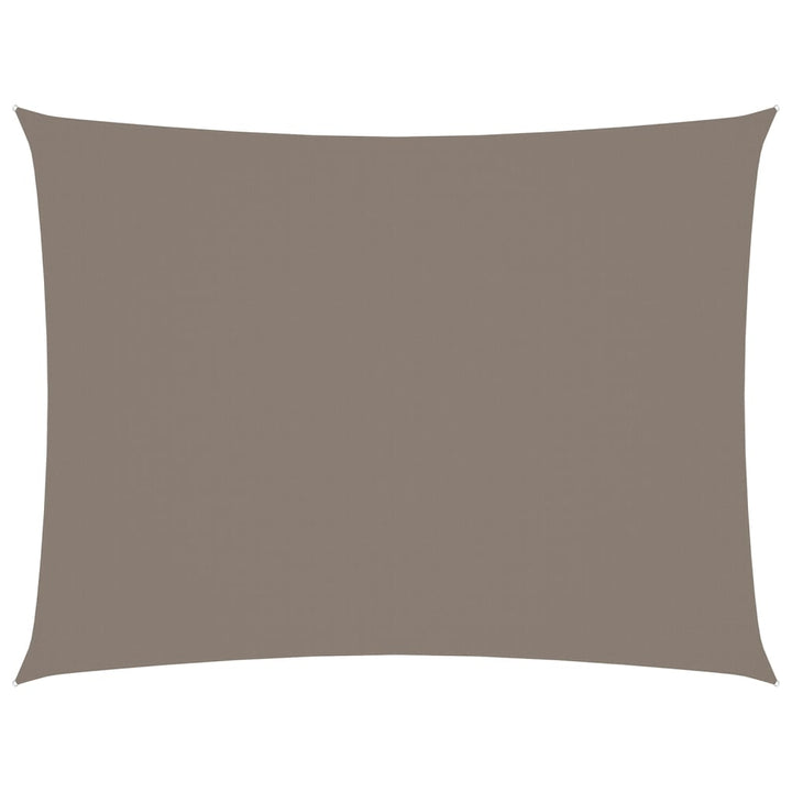 Zonnescherm rechthoekig 3x4,5 m oxford stof taupe