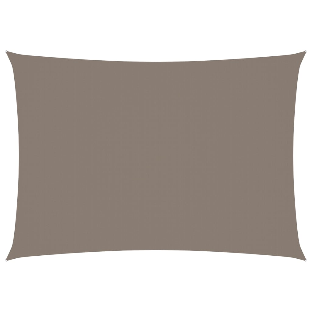 Zonnescherm rechthoekig 3x5 m oxford stof taupe