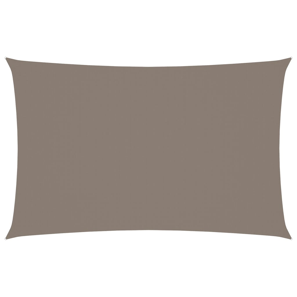 Zonnescherm rechthoekig 3x6 m oxford stof taupe