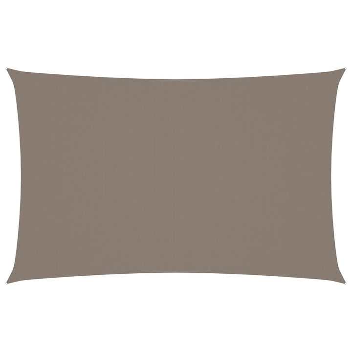 Zonnescherm rechthoekig 3x6 m oxford stof taupe