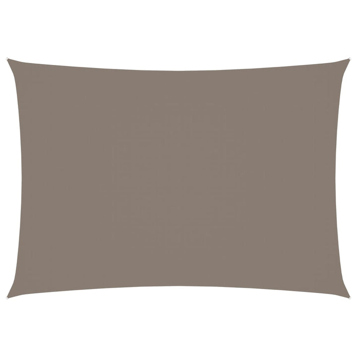 Zonnescherm rechthoekig 4x5 m oxford stof taupe