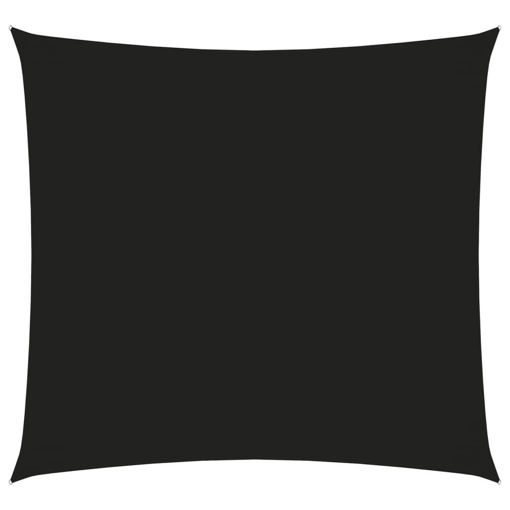 Zonnescherm vierkant 6x6 m oxford stof zwart