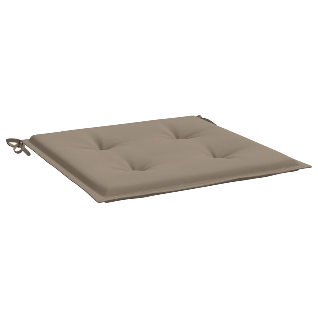 Tuinstoelkussens 6 st 40x40x3 cm oxford stof taupe