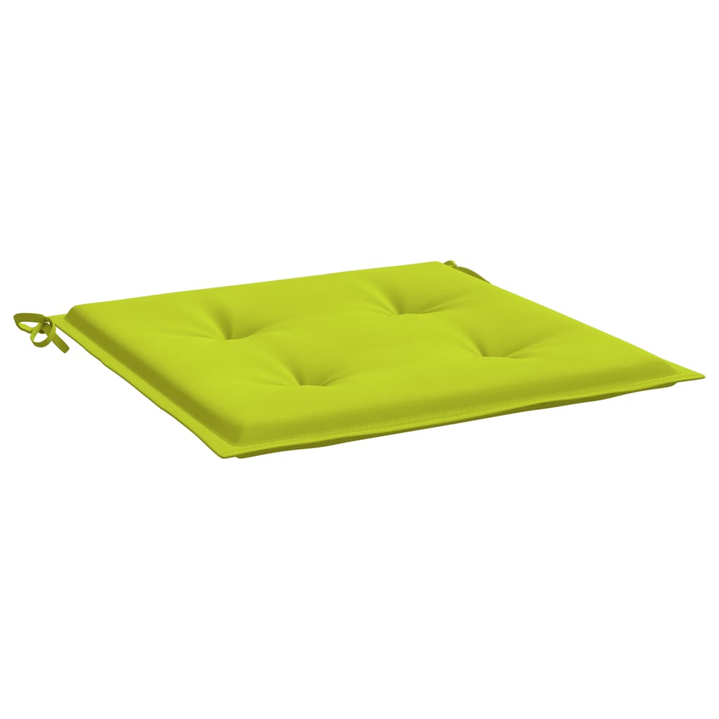 Tuinstoelkussens 4 st 40x40x3 cm oxford stof felgroen