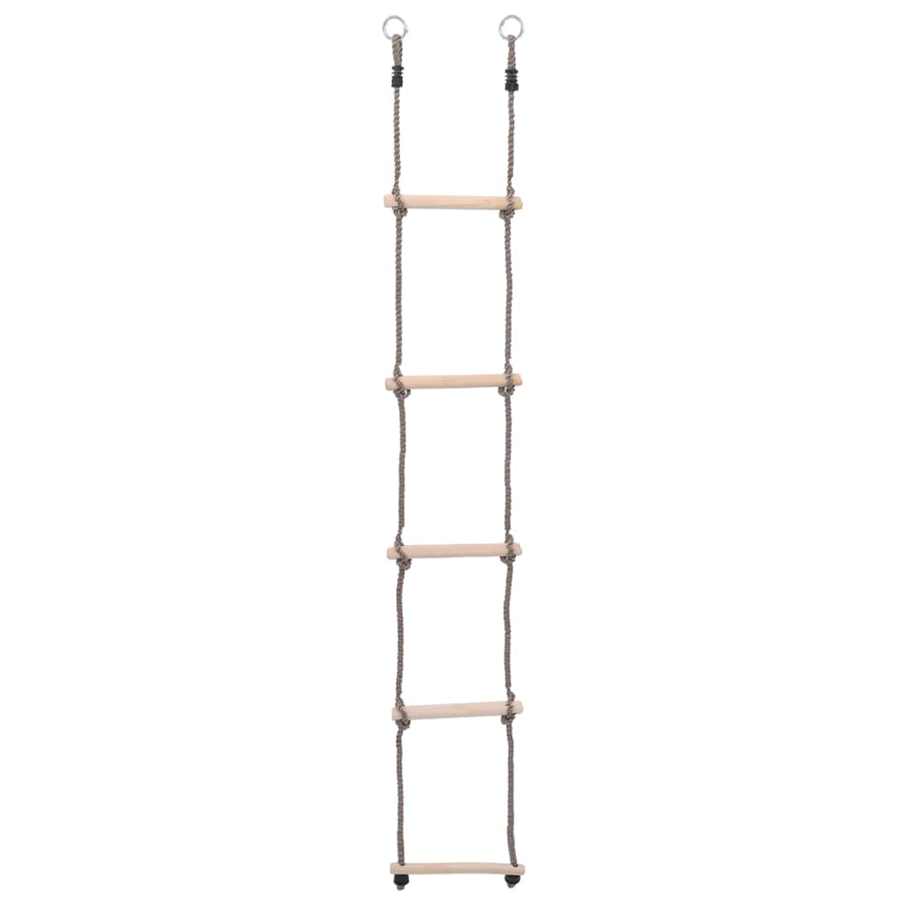 Ladder met 5 sporten 210 cm massief grenenhout