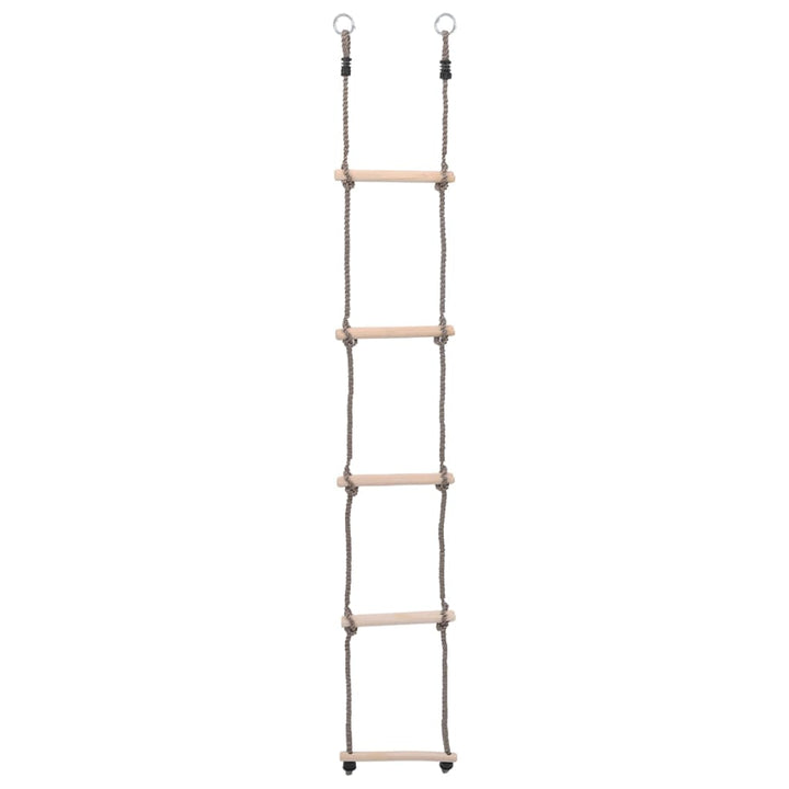 Ladder met 5 sporten 210 cm massief grenenhout