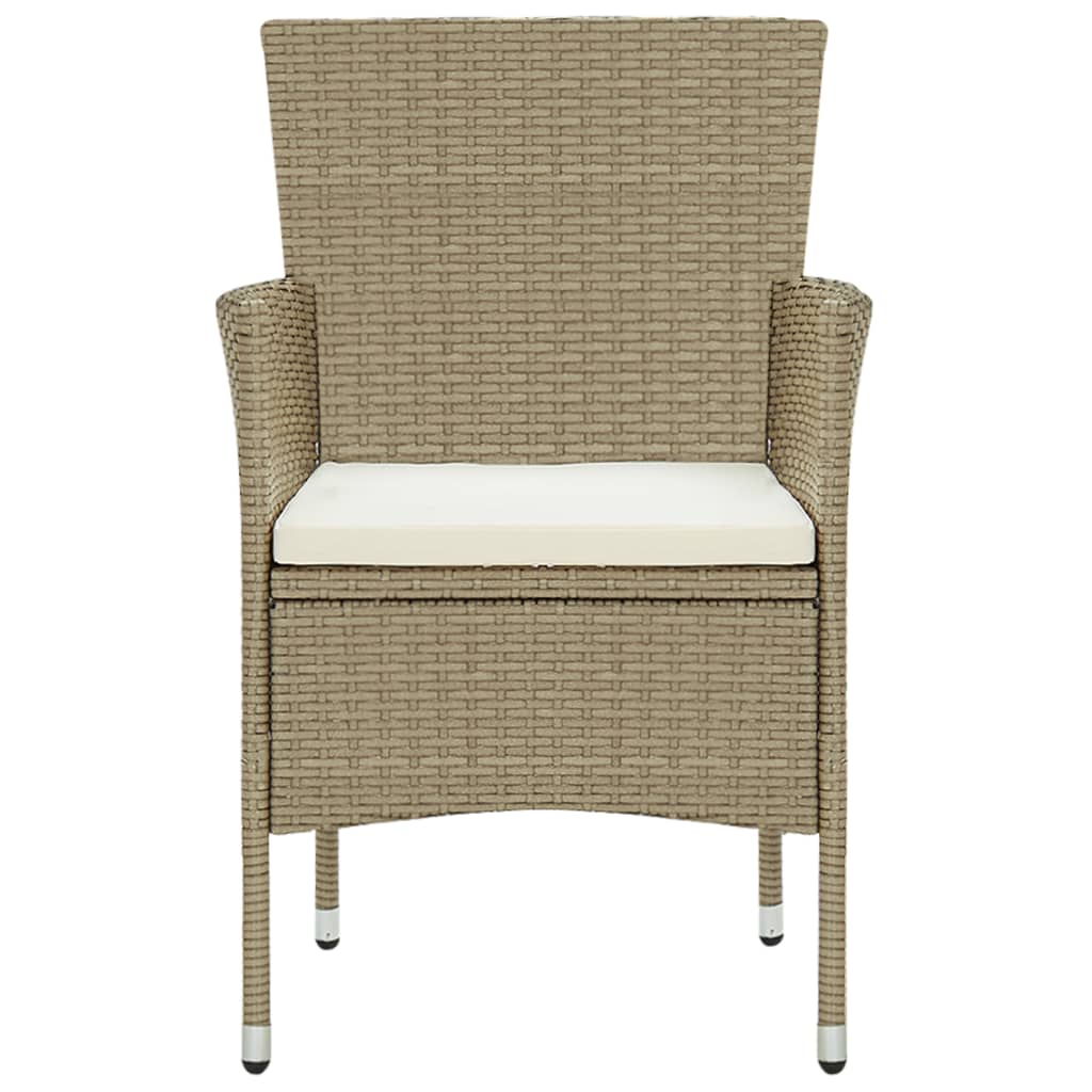 11-delige Tuinset poly rattan beige