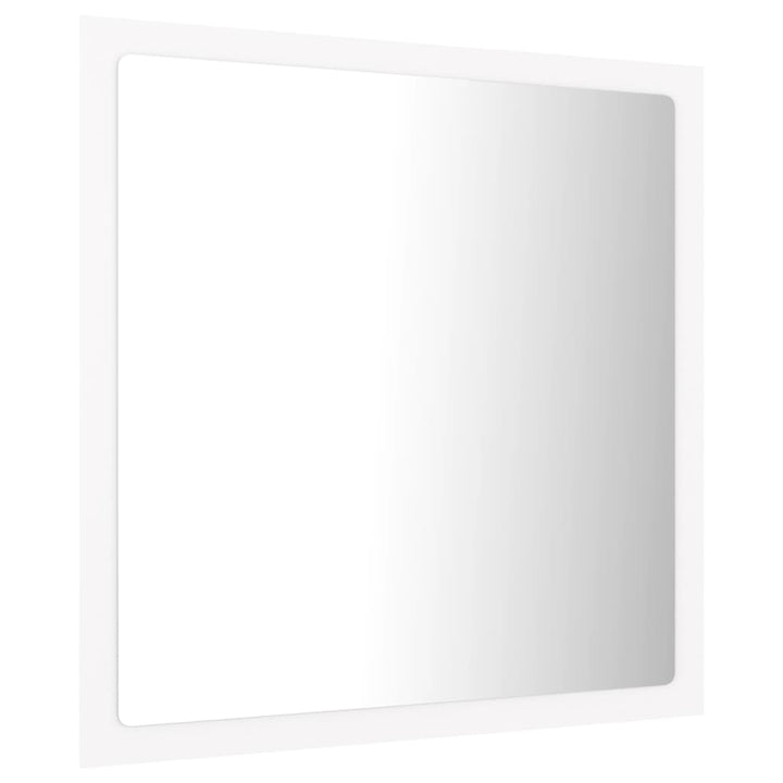 Badkamerspiegel LED 40x8,5x37 cm acryl wit