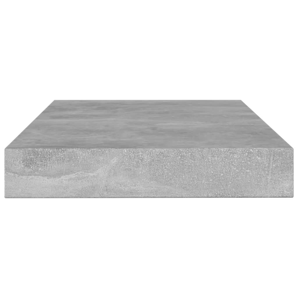 Wandschappen 4 st 100x10x1,5 cm bewerkt hout betongrijs