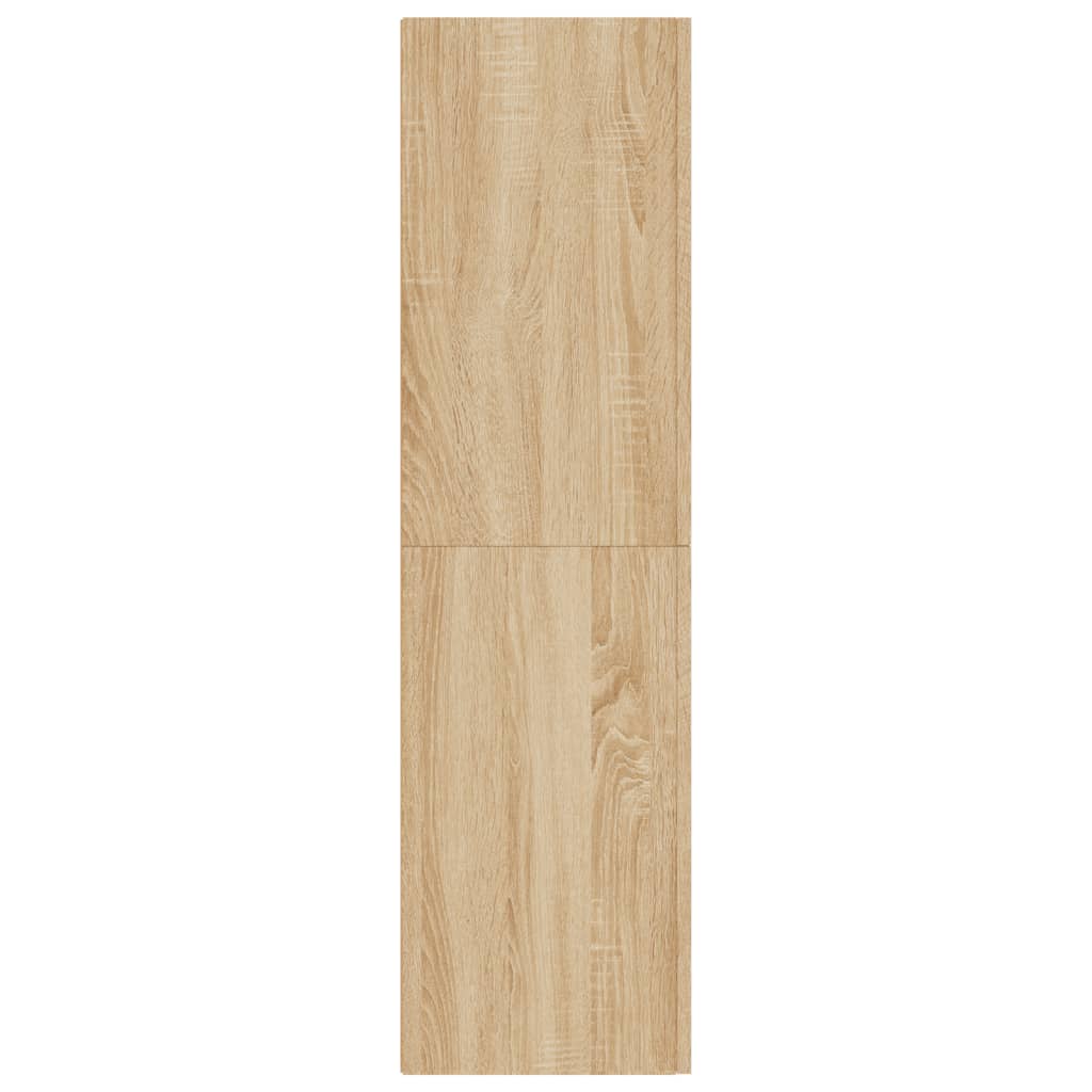 Tv-meubel 30,5x30x110 cm bewerkt hout sonoma eikenkleurig