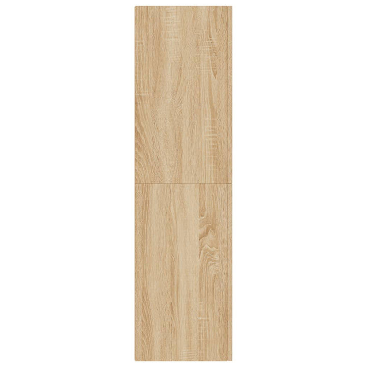 Tv-meubel 30,5x30x110 cm bewerkt hout sonoma eikenkleurig