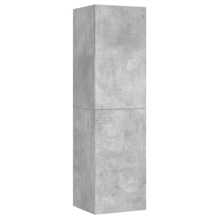 Tv-meubel 30,5x30x110 cm bewerkt hout betongrijs