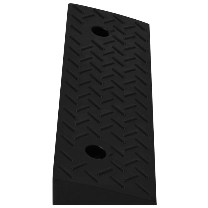 Oprijhulpen 2 st 50x17,5x5 cm rubber