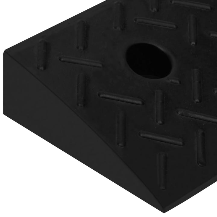 Oprijhulpen 2 st 50x17,5x5 cm rubber