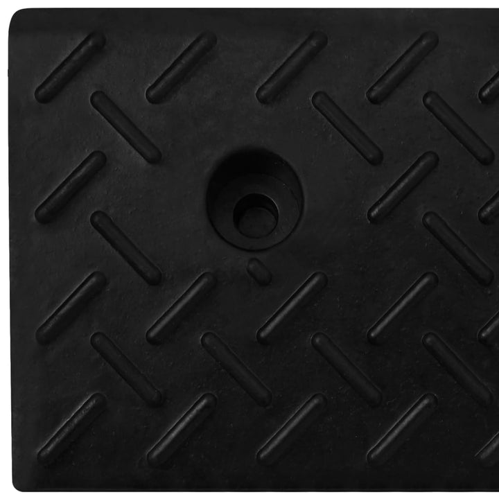 Oprijhulpen 2 st 50x17,5x5 cm rubber