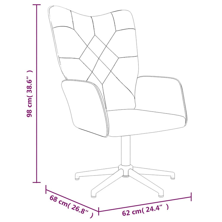 Relaxstoel patchwork stof