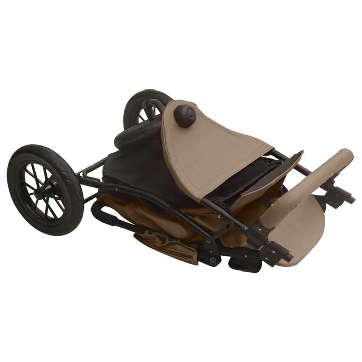 Kinderwagen staal taupe