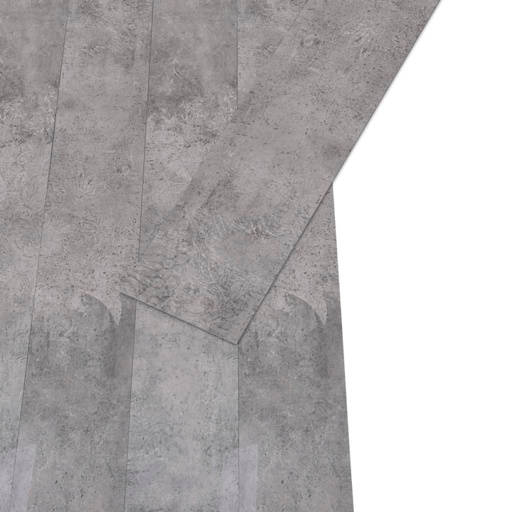 Vloerplanken zelfklevend 5,21 m² 2 mm PVC cementbruin