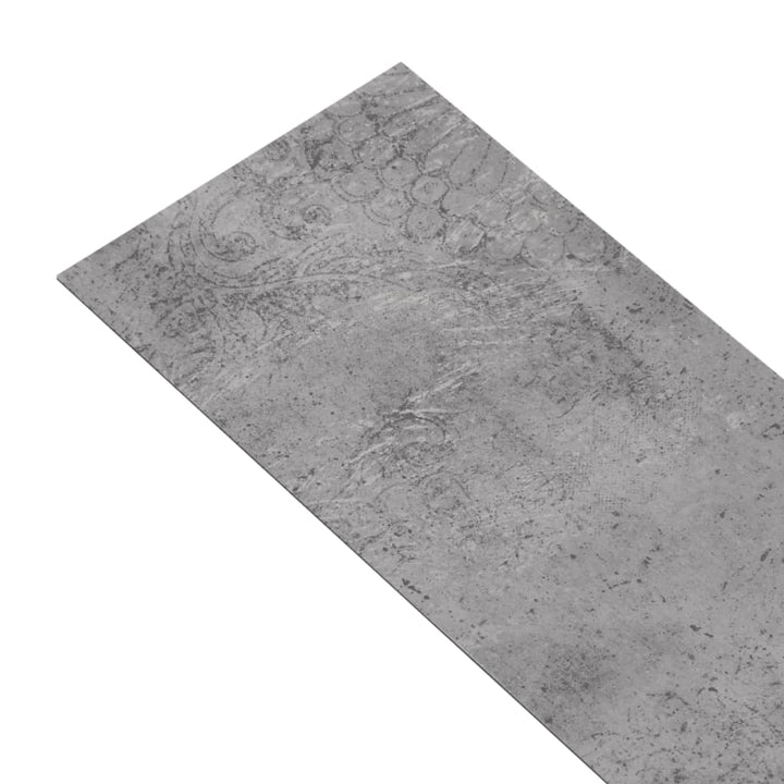 Vloerplanken zelfklevend 5,21 m² 2 mm PVC cementbruin