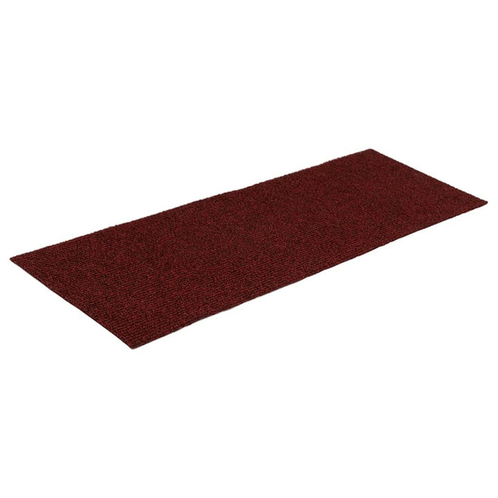 15 st Trapmatten zelfklevend rechthoekig 60x25 cm rood