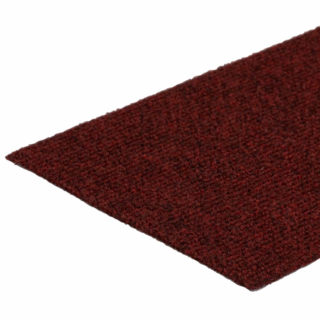 15 st Trapmatten zelfklevend rechthoekig 60x25 cm rood