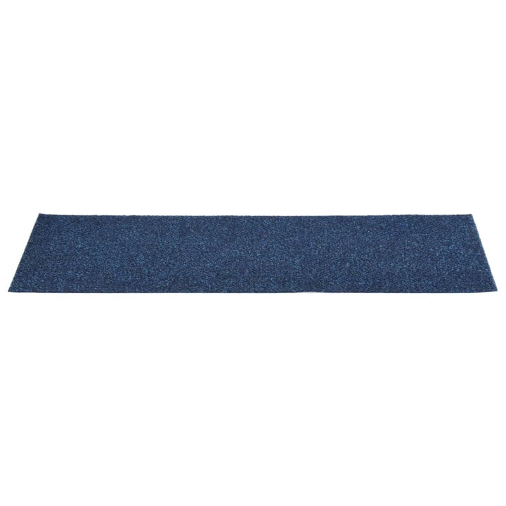 15 st Trapmatten zelfklevend rechthoekig 76x20 cm blauw